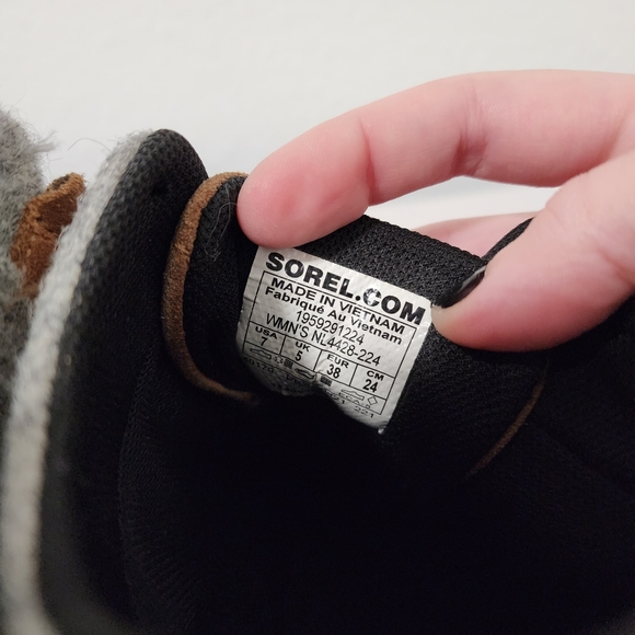 Sorel Out N About Winter Grey Wool Duck Boots - Picture 5 of 8